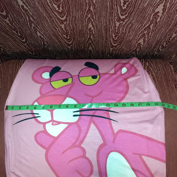 NWOT PINK PANTHER NIGHT GOWN NO SHOULDERS WOMEN'S SIZE YOUTH XL - Picture 9 of 9